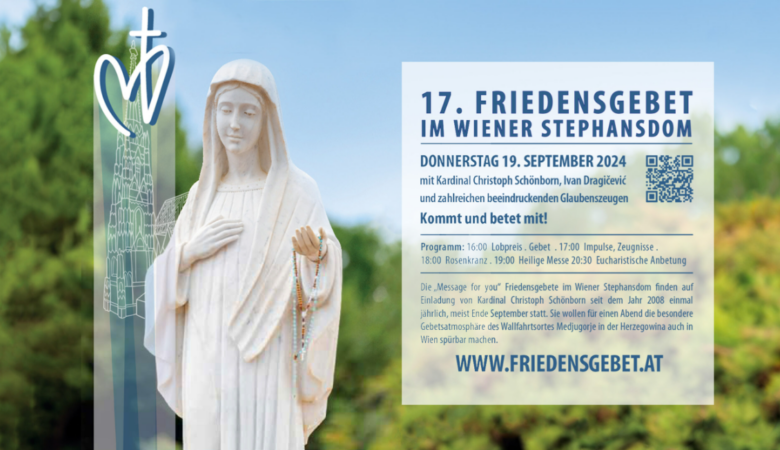 19.9: Friedensgebet im Wiener Stephansdom