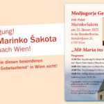 Gebetsabend: Pater Marinko Šakota kommt nach Wien!