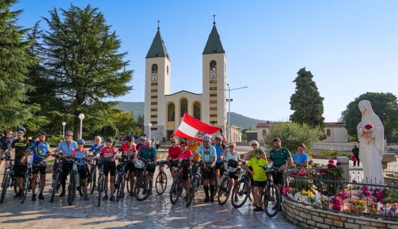 Österreichische Pilger auf großer Reise: 720 Kilometer mit dem Fahrrad nach Medjugorje